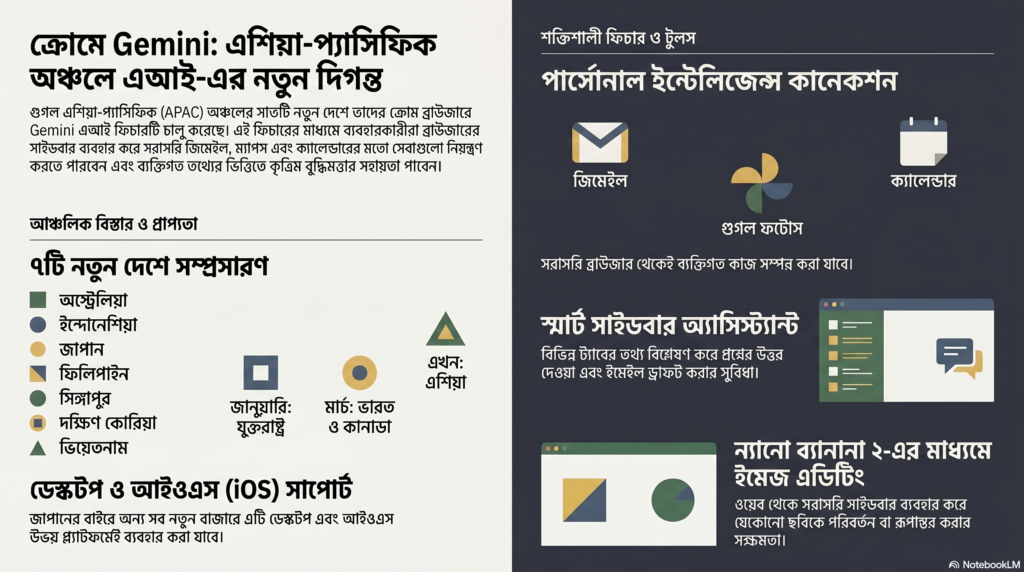 গুগল ৭টি নতুন দেশে ক্রোমে জেমিনি চালু করেছে