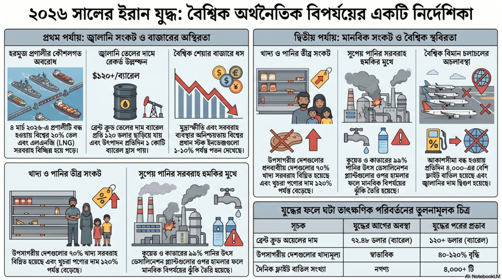 হরমুজ প্রণালীতে মাইন অপসারণে ৬ মাস সময় লাগবে, বিশ্ব অর্থনীতিতে দীর্ঘস্থায়ী সংকটের আশঙ্কা 1 ২০২৬ ইরান যুদ্ধের অর্থনৈতিক প্রভাব Flash Feed
